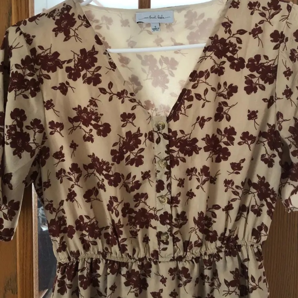 One Loved Babe Windsor dress bridesmaid dress family photos